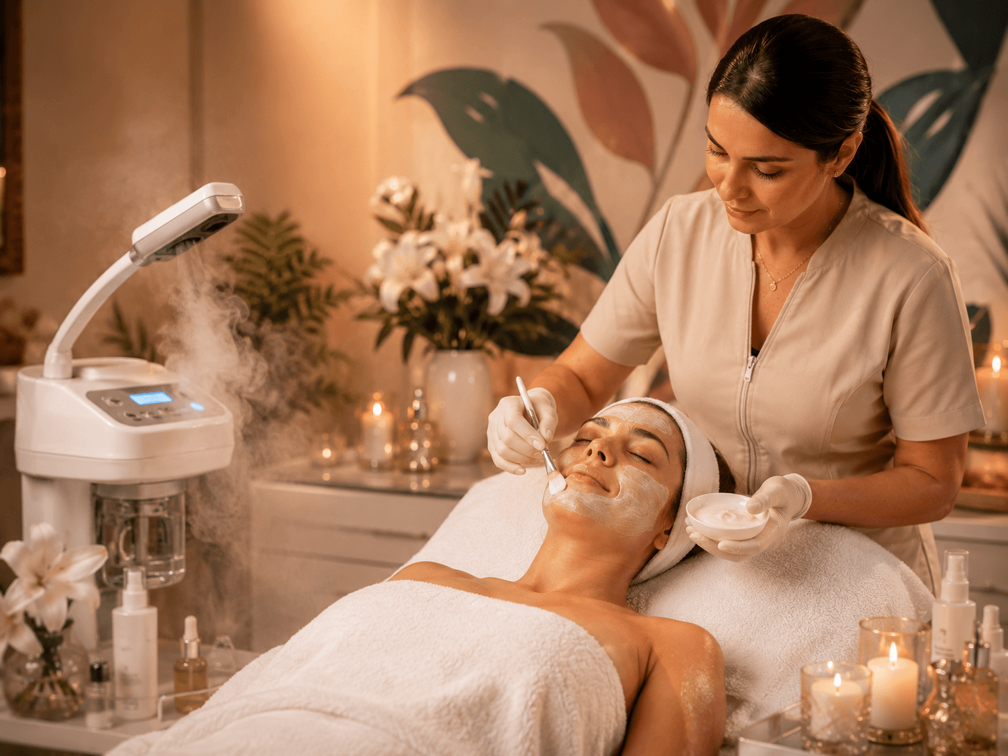 Tratamento de limpeza de pele no Studio Eva Andrade