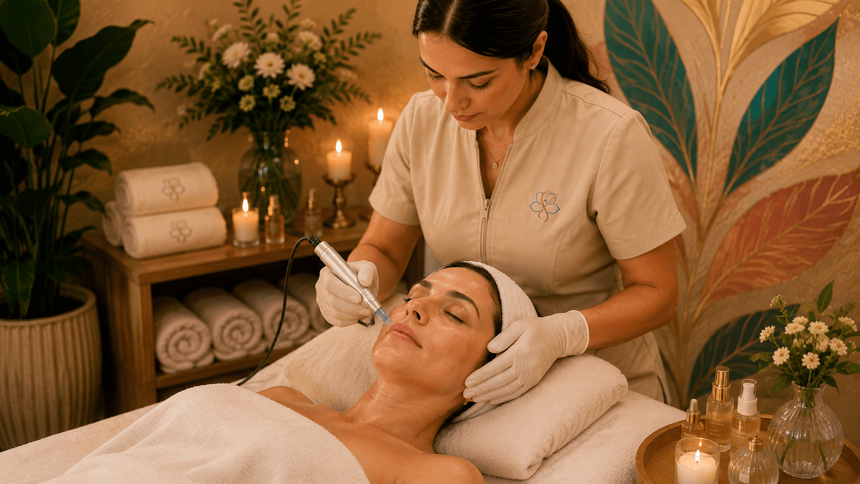 Tratamento facial de Microagulhamento no Studio Eva Andrade